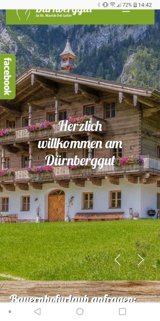 Duernberggut Lägenhet Sankt Martin bei Lofer Exteriör bild